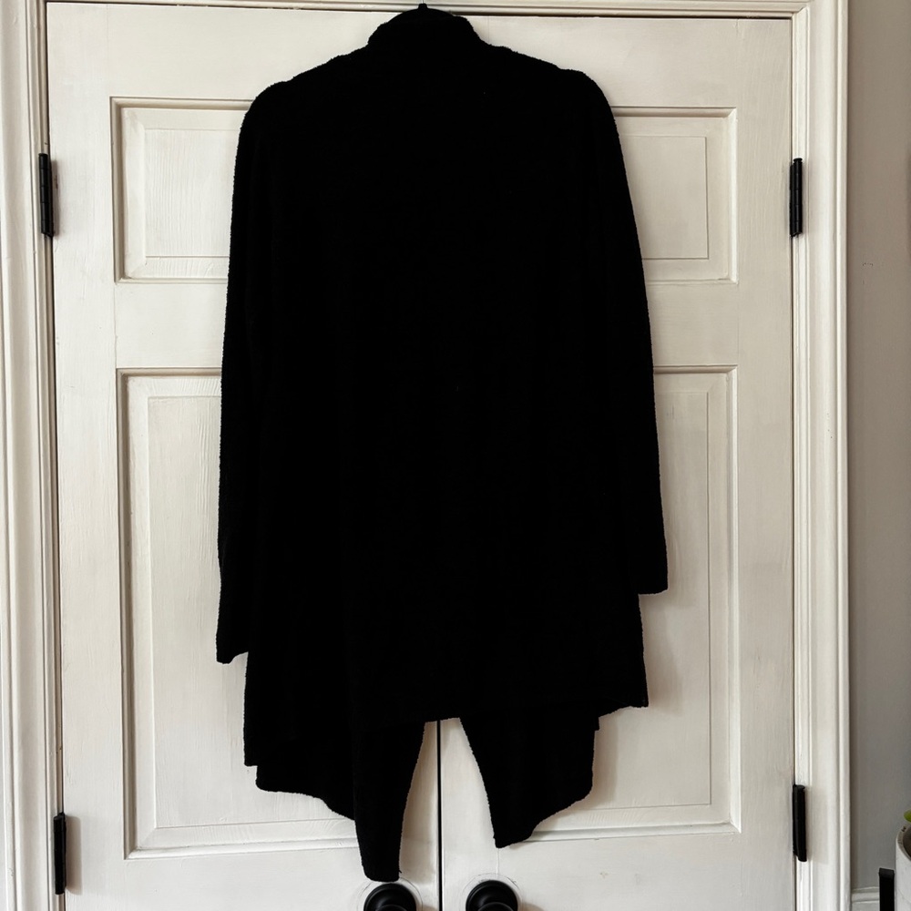Barefoot Dreams Bamboo Chic Lite Open Front Draped Cardigan Waterfall Size L /XL - Picture 11 of 15